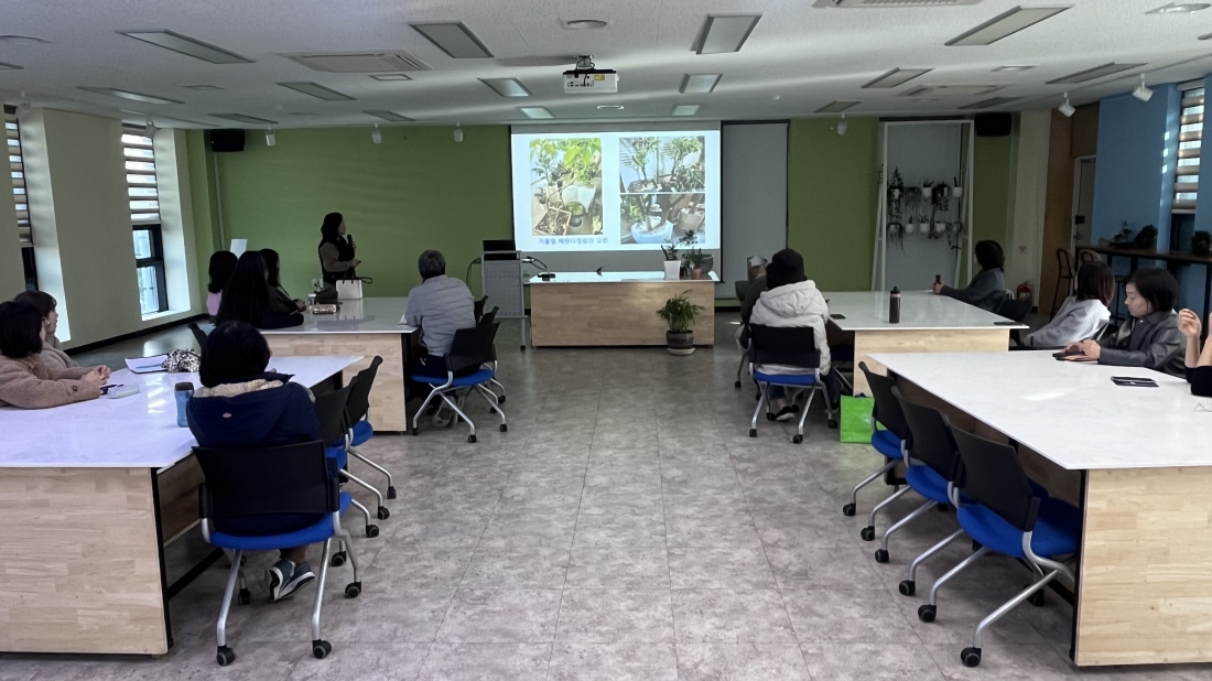 25.12.04(목) 베란다 정원 가꾸기1차